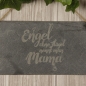 Mobile Preview: Schieferschild "Engel ohne Flügel nennt man Mama"
