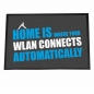 Preview: Fußmatte "Home is where your WLAN connects automatically"