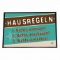 Preview: Fußmatte "Hausregeln"