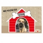 Preview: Fußmatte "Hundehütte" mit Foto