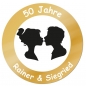 Preview: Schild zur Goldenen Hochzeit