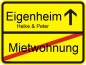 Preview: Ortsschild zum Umzug oder Eigenheim