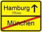 Preview: Ortsschild zum Umzug oder Eigenheim