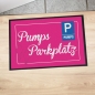 Preview: Fußmatte "Pumps-Parkplatz"