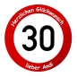 Preview: Verkehrsschild zum Geburtstag