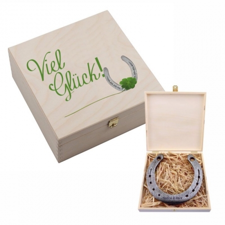 Hufeisen-Box "Viel Glück"