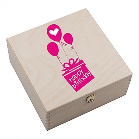 Hufeisen-Box "Happy Birthday"