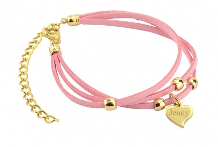 Herz-Armband mit Gravur