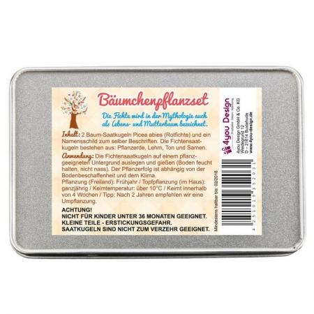 Bäumchenpflanzset zur Geburt