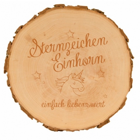 XXL Baumscheibe "Sternzeichen Einhorn"