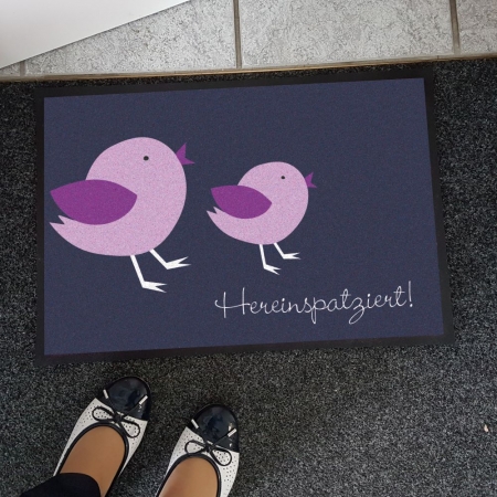 Fußmatte "Hereinspatziert"