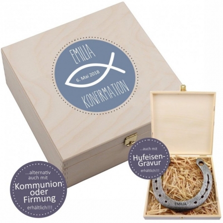 Hufeisenbox zur Konfirmation