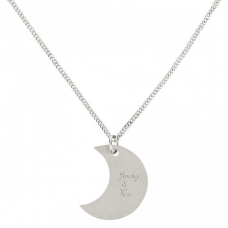 Kettenanhänger & Kette "I love you to the moon and back"