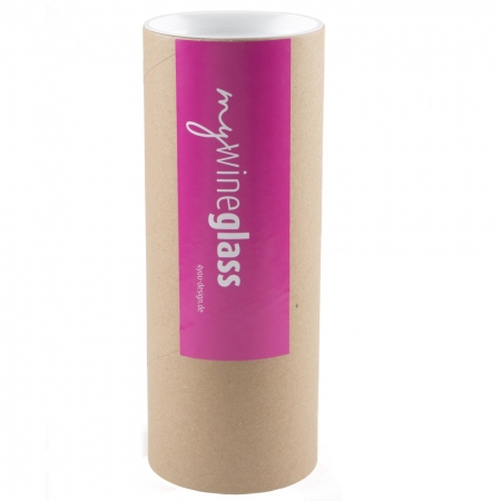 Weinglas "Save water! Drink wine!" mit Geschenkbox