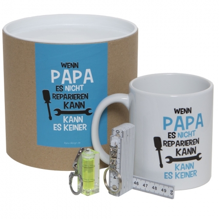 Geschenkset "Wenn Papa es nicht reparieren kann, kann es keiner"