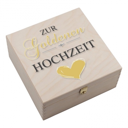 Hufeisen-Box "zur goldenen Hochzeit"