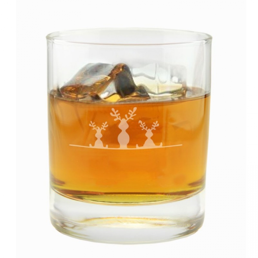 Whiskyglas "3 Elche"