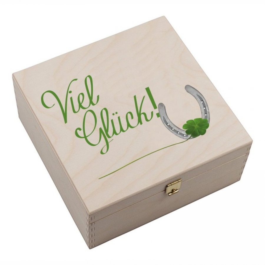 Hufeisen-Box "Viel Glück"