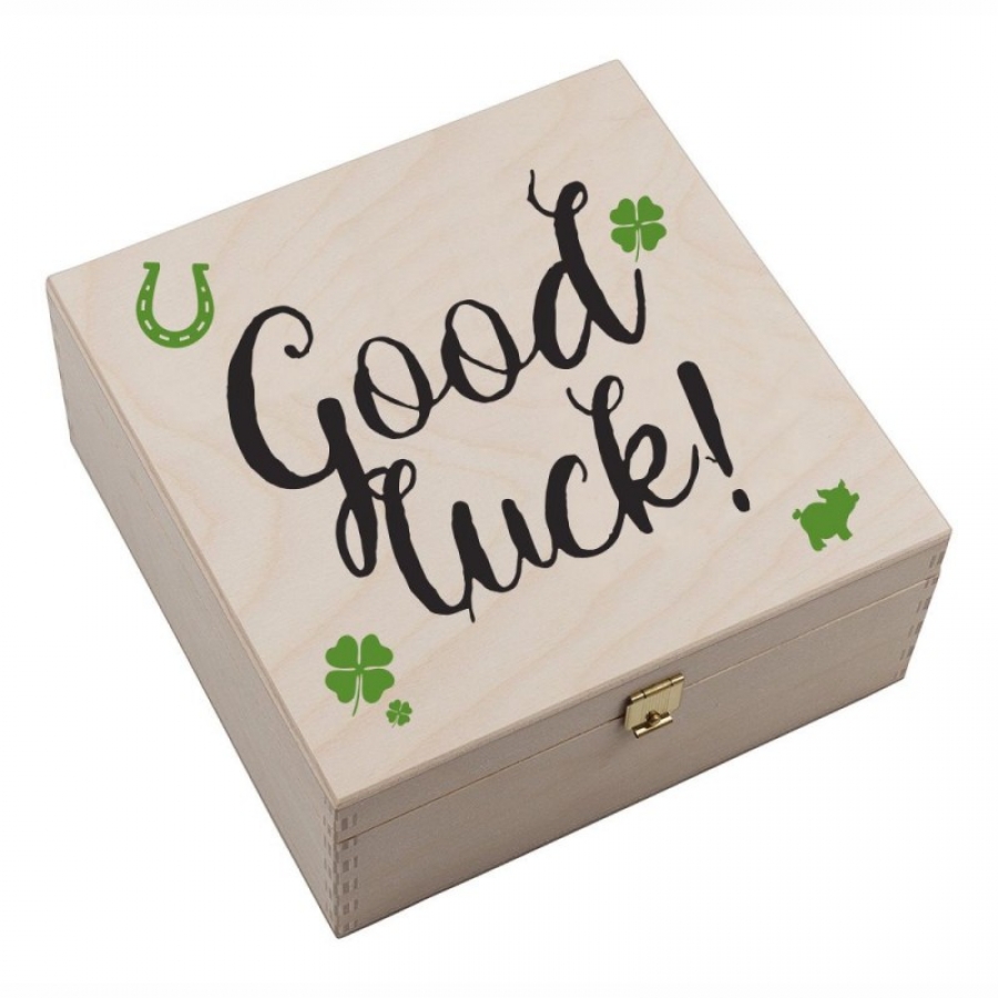 Hufeisen-Box "Good Luck"