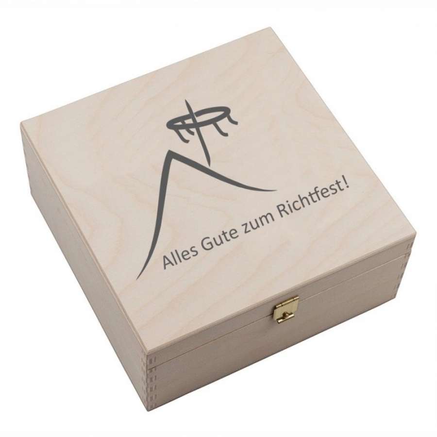 Hufeisen-Box "Alles Gute zum Richtfest"