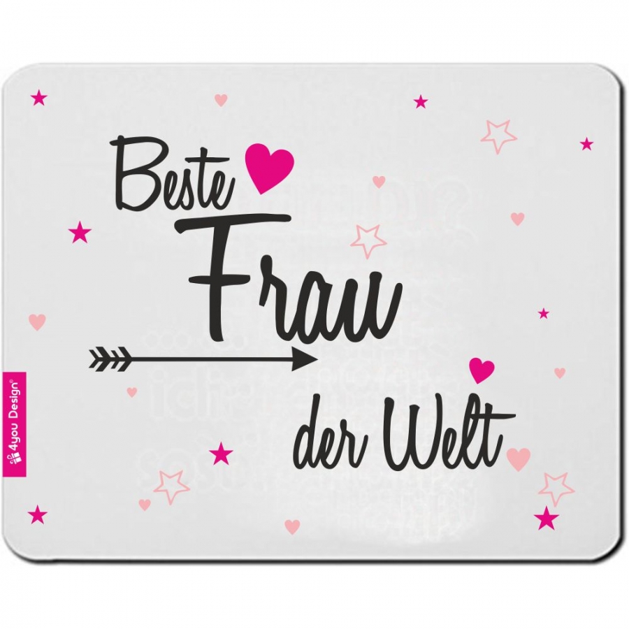 Mousepad "Beste Frau der Welt"