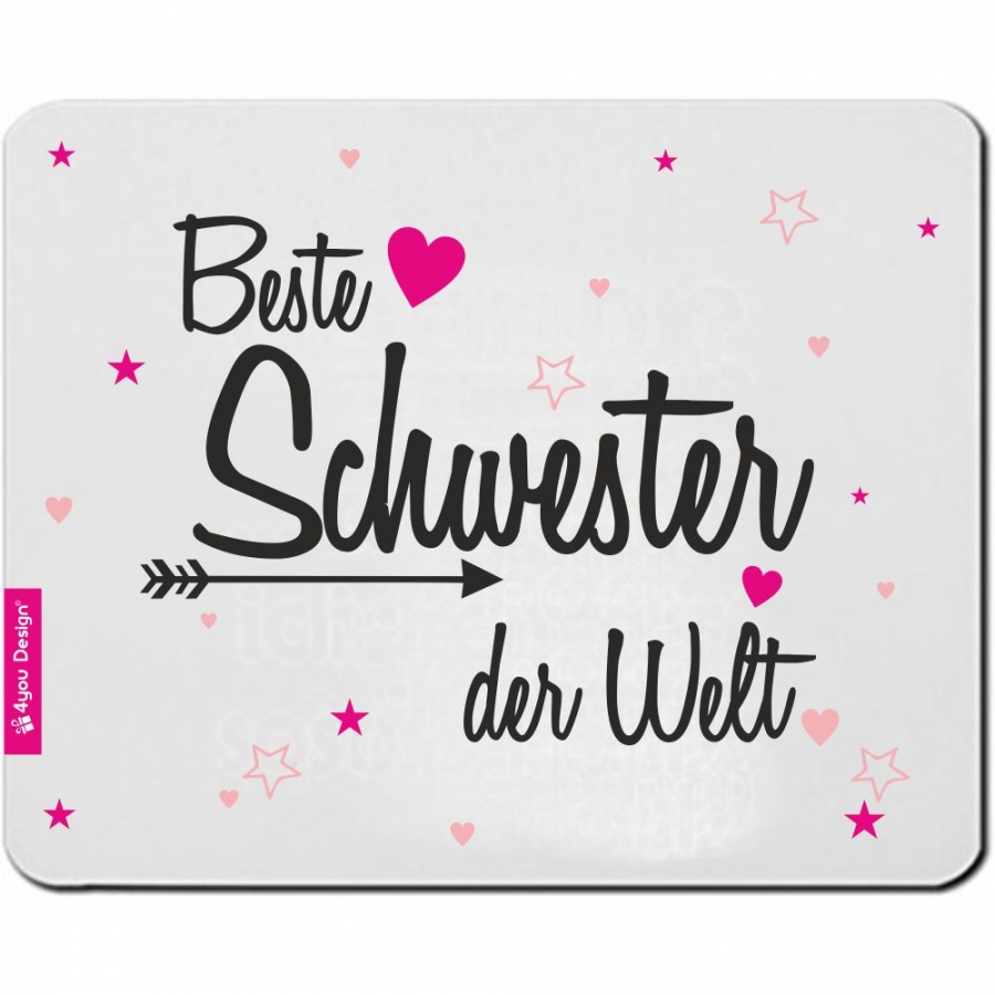 Mousepad "Beste Schwester der Welt"