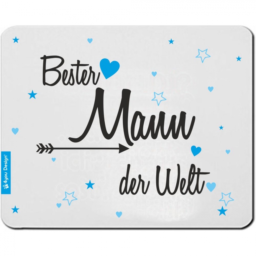 Mousepad "Bester Mann der Welt"