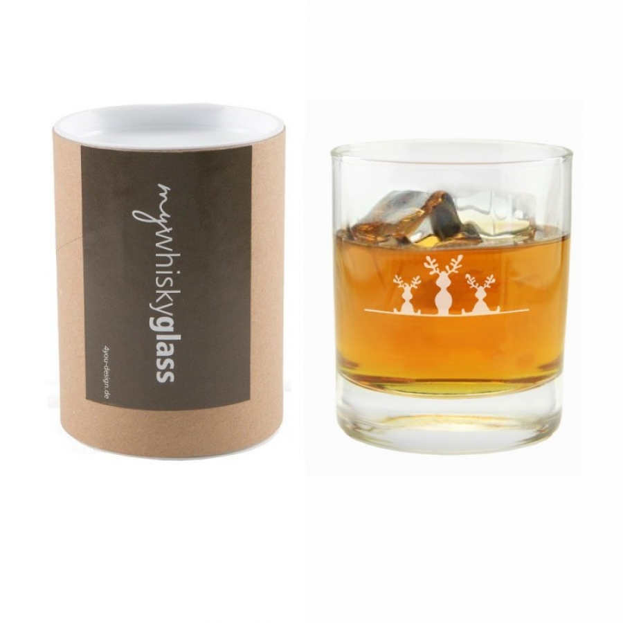 Whiskyglas "3 Elche"
