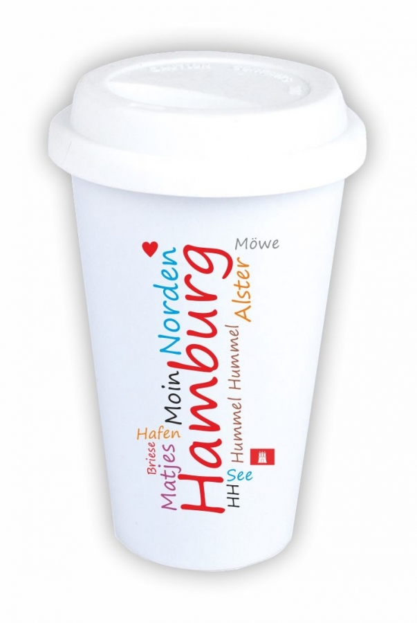 Coffee-to-go-Becher "typisch Hamburg"