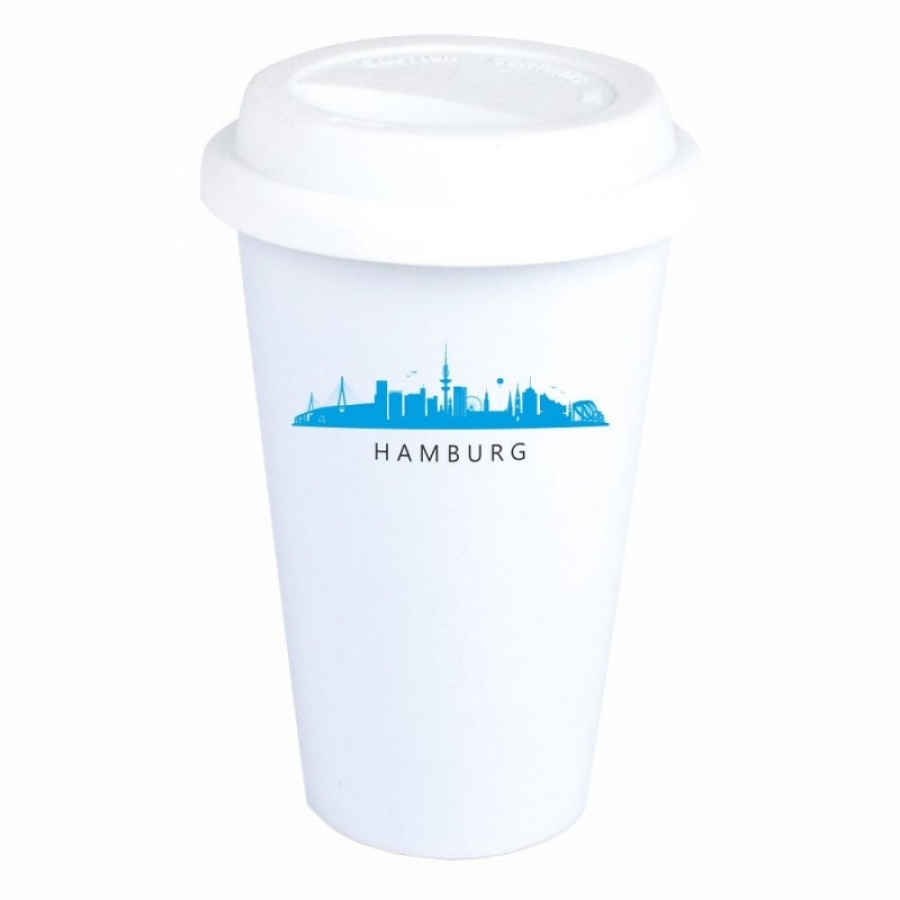 Coffee-to-go-Becher Skyline Hamburg