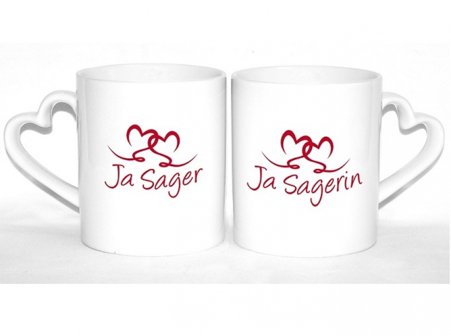 Herz-Tassen für Ja-Sager/in