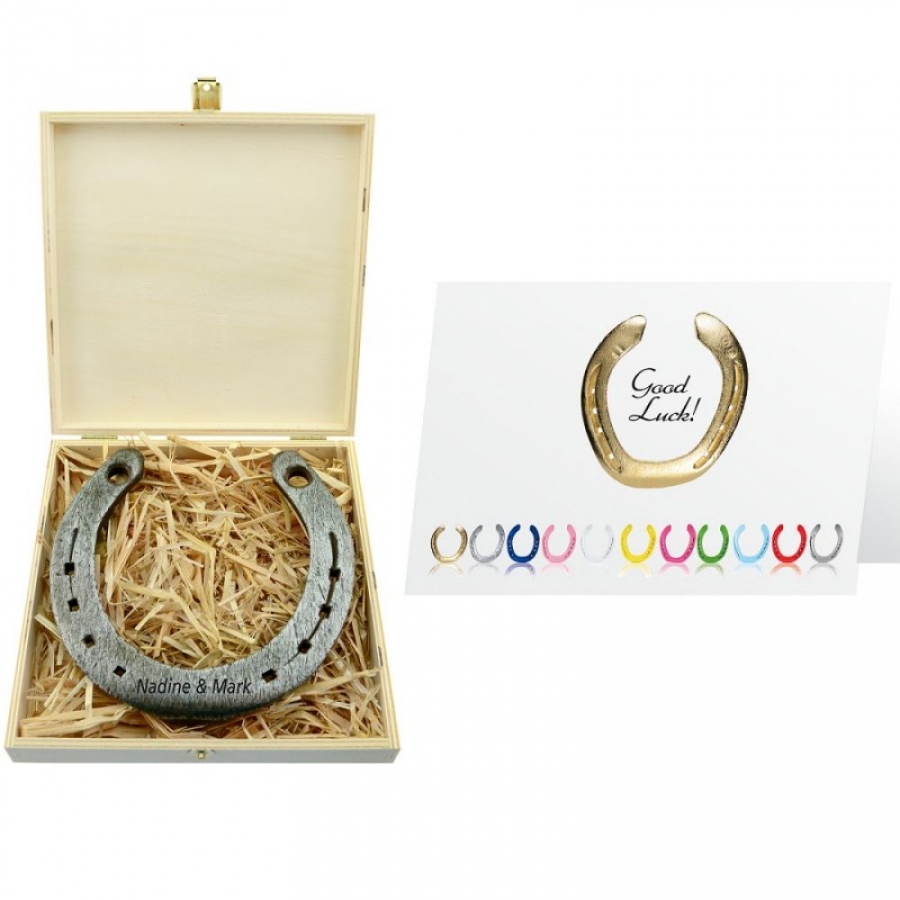 Hufeisen-Box "Happy Birthday"