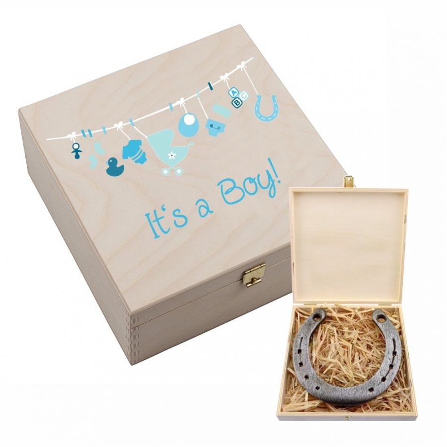 Hufeisen-Box "It´s a Girl!" "It´s a boy!"