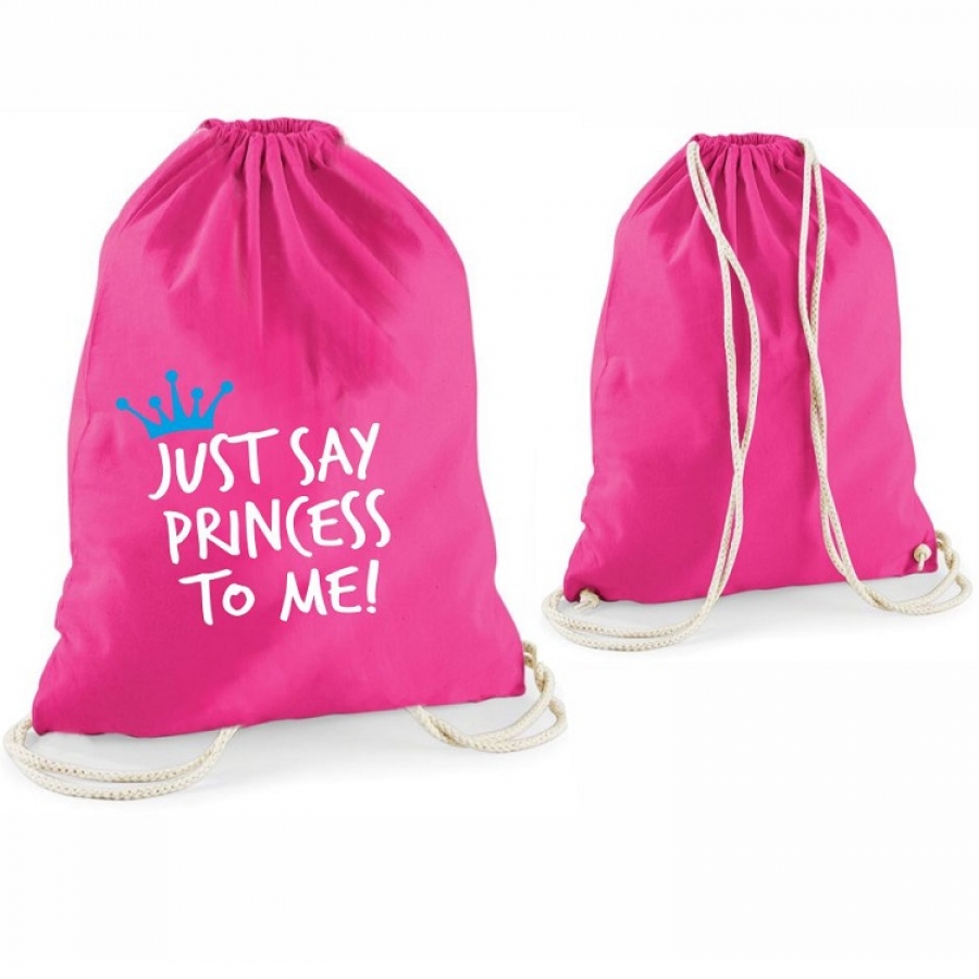 Statement-Turnbeutel  "Just say princess to me!"