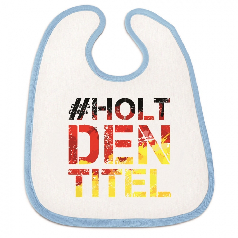 Lätzchen "Holt den Titel" zur WM