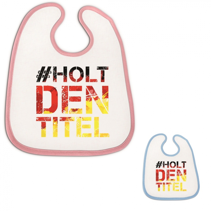 Lätzchen "Holt den Titel" zur WM