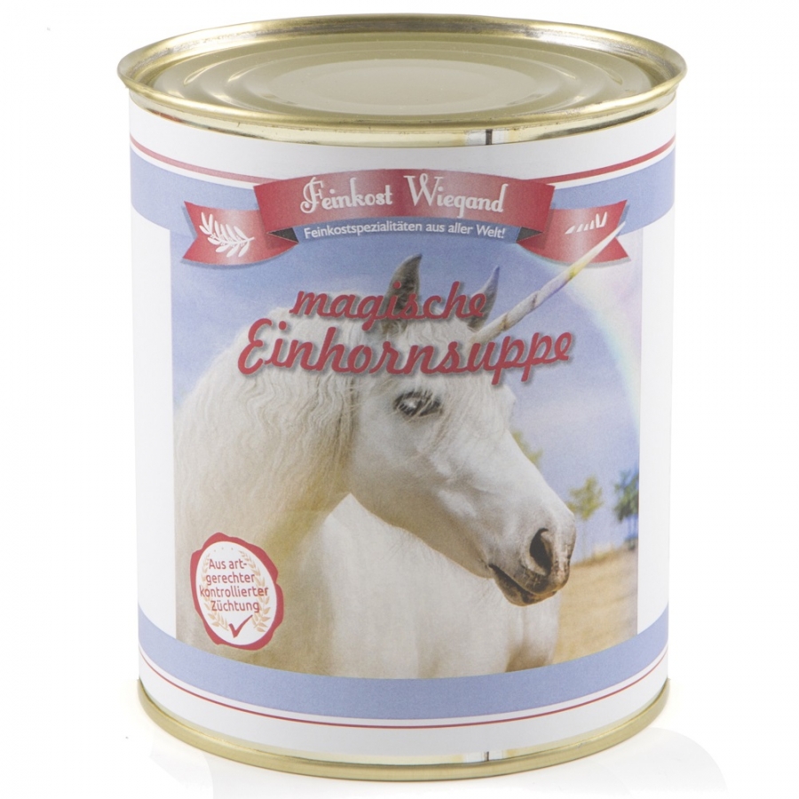 Magische Einhornsuppe aus der Dose