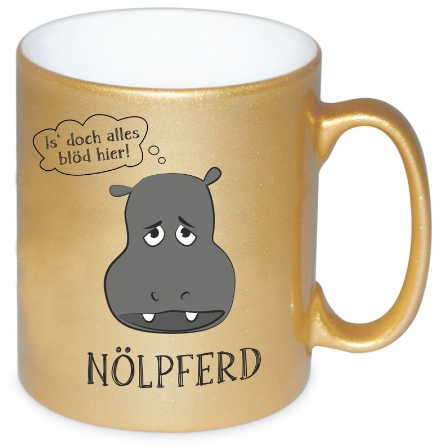Goldene Tasse "Nölpferd"
