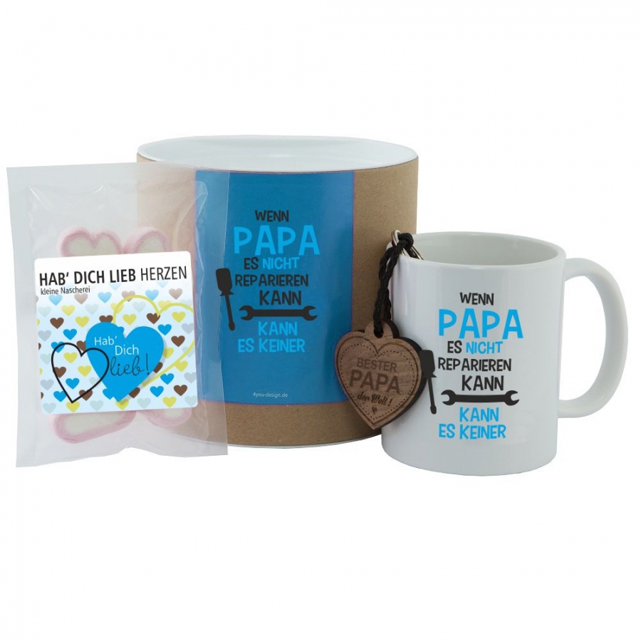 Geschenkset "Wenn Papa es nicht reparieren kann, kann es keiner"