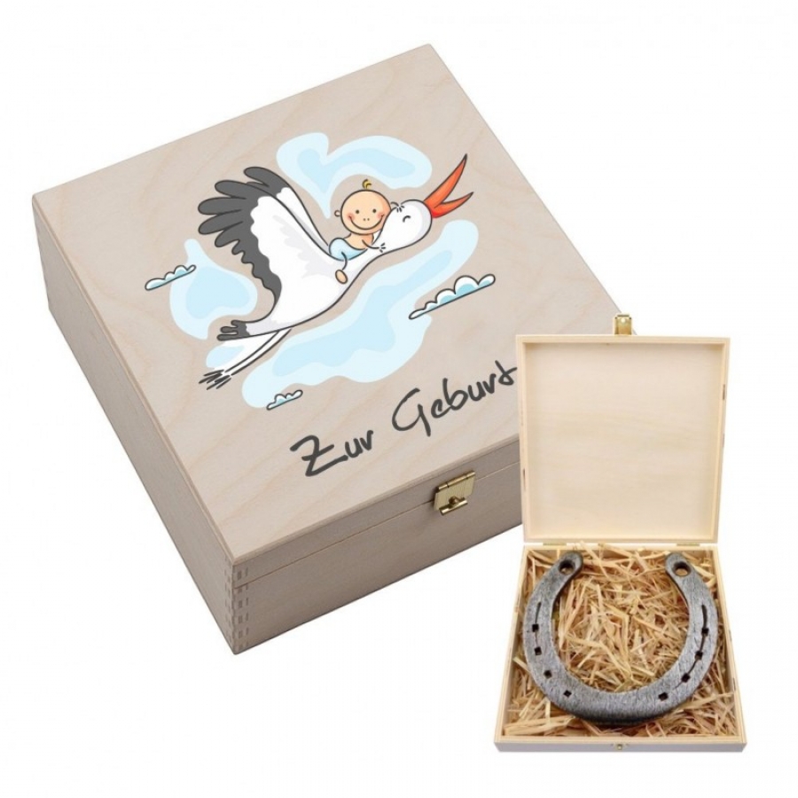 Hufeisen-Box "Zur Geburt"