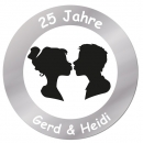 Schild zur Silberhochzeit